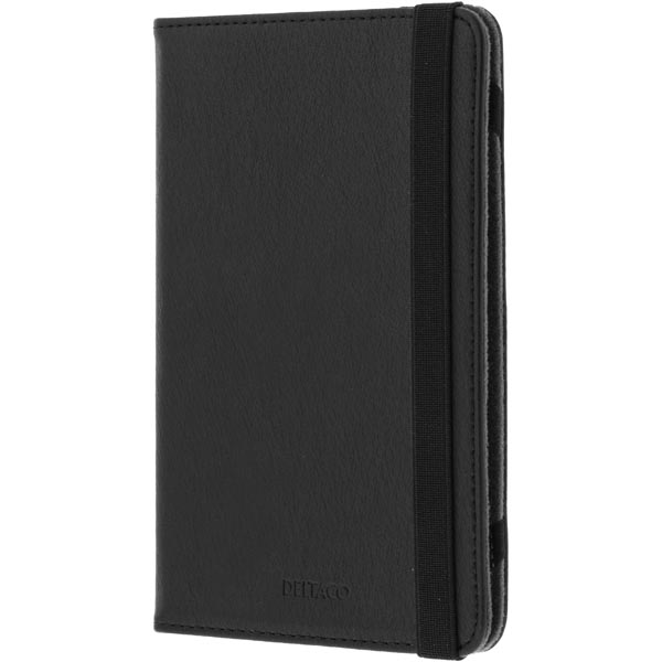 Deltaco 7" Universal Tablet Stand Case, Black